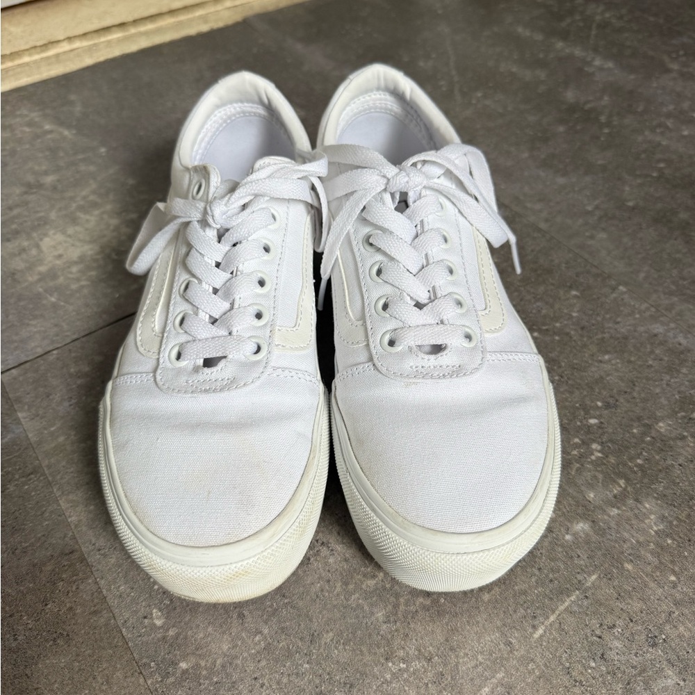 Classic White Canvas Sneakers